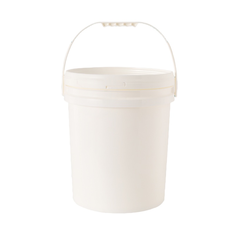 20.5L Plastic Pail Paint Pail Container Plastic Bucket All Purpose Pail with Handle and Lid 5 Gallon